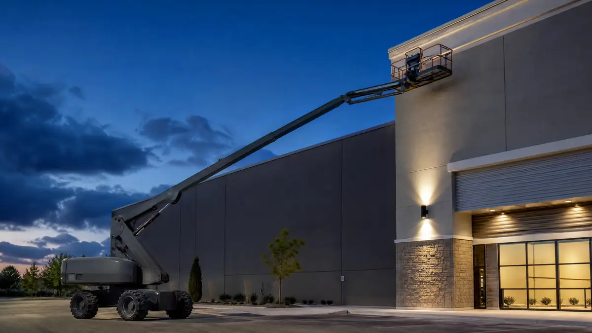 Boom Lifts jobsite access in Odessa